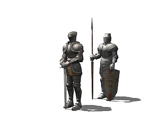 虚拟人物精细 (119)中世纪骑士